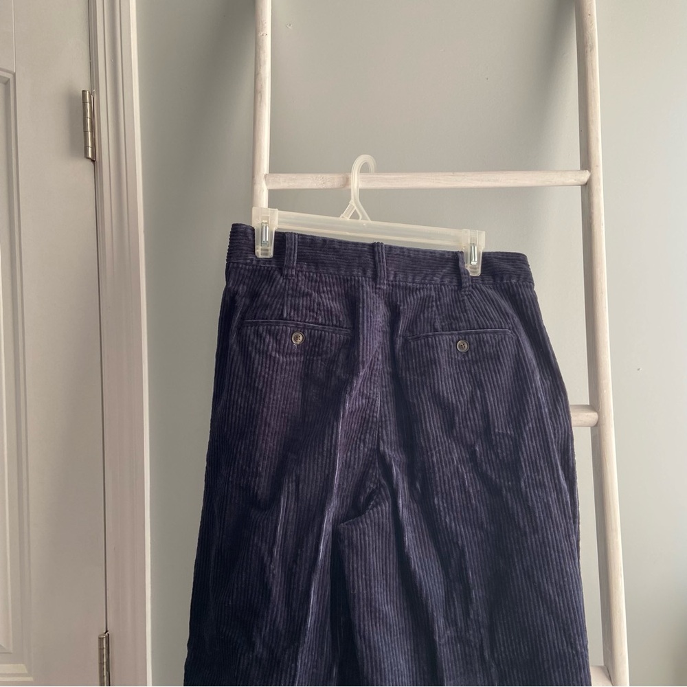 Madewell Women's Navy Wide Leg Pants - Picture 8 of 10